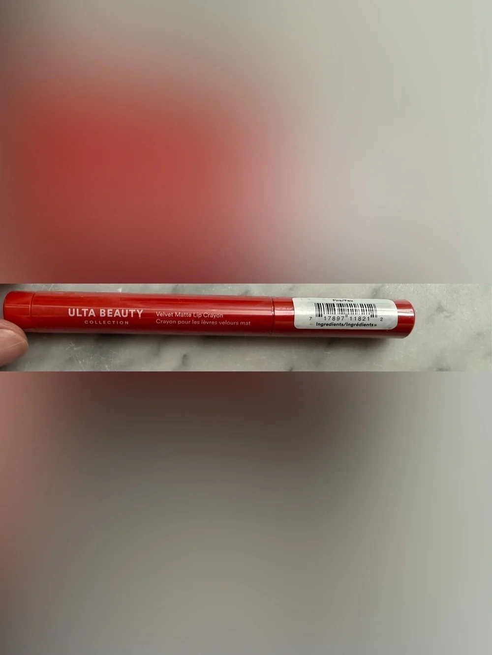 ULTA Beauty Collection Velvet Matte Lip Crayon in FIRE RED NWT